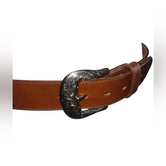 Vintage Tony Lama leather belt - Picture 3 of 11